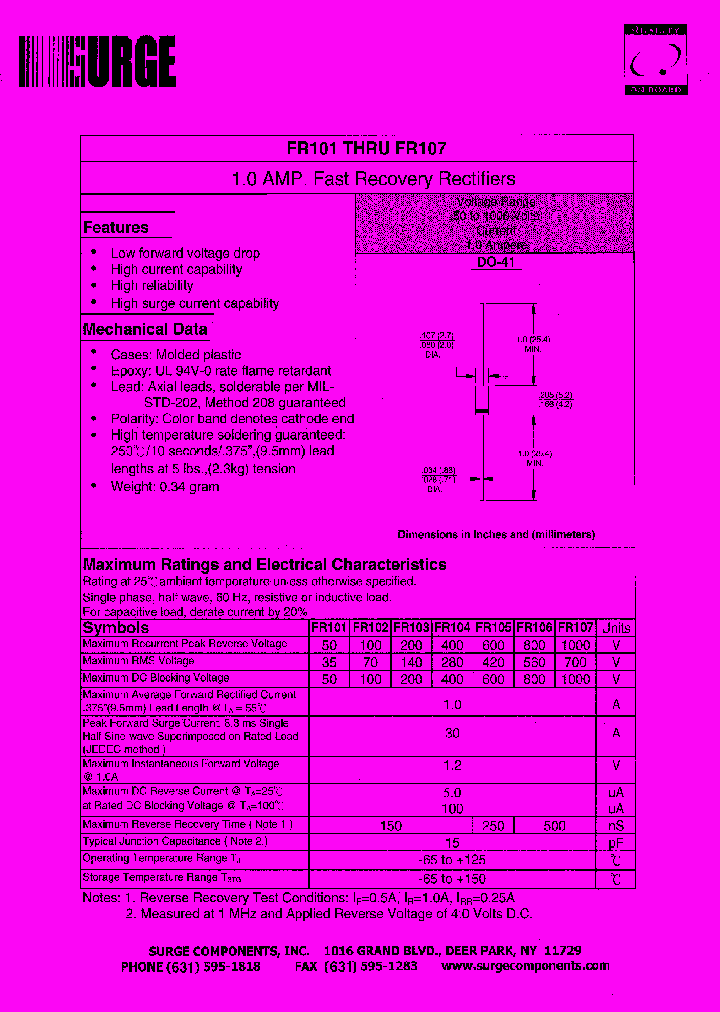 FR101_189704.PDF Datasheet