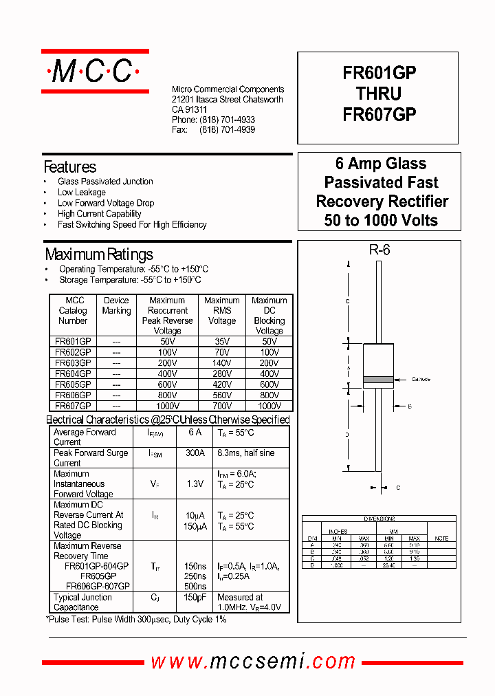 FR607GP_187354.PDF Datasheet