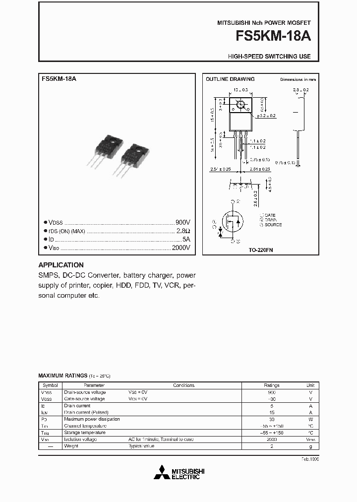 FS5KM-18A_184974.PDF Datasheet