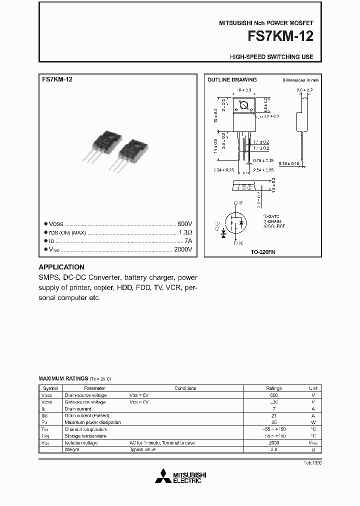 FS7KM-12_2453.PDF Datasheet