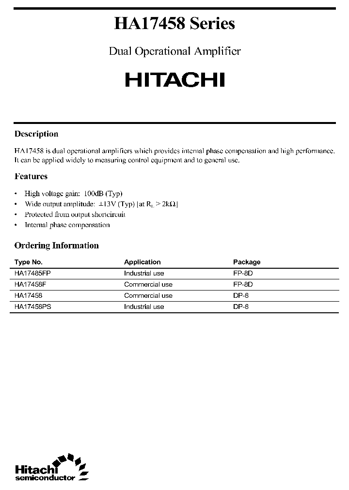 HA17458_87944.PDF Datasheet