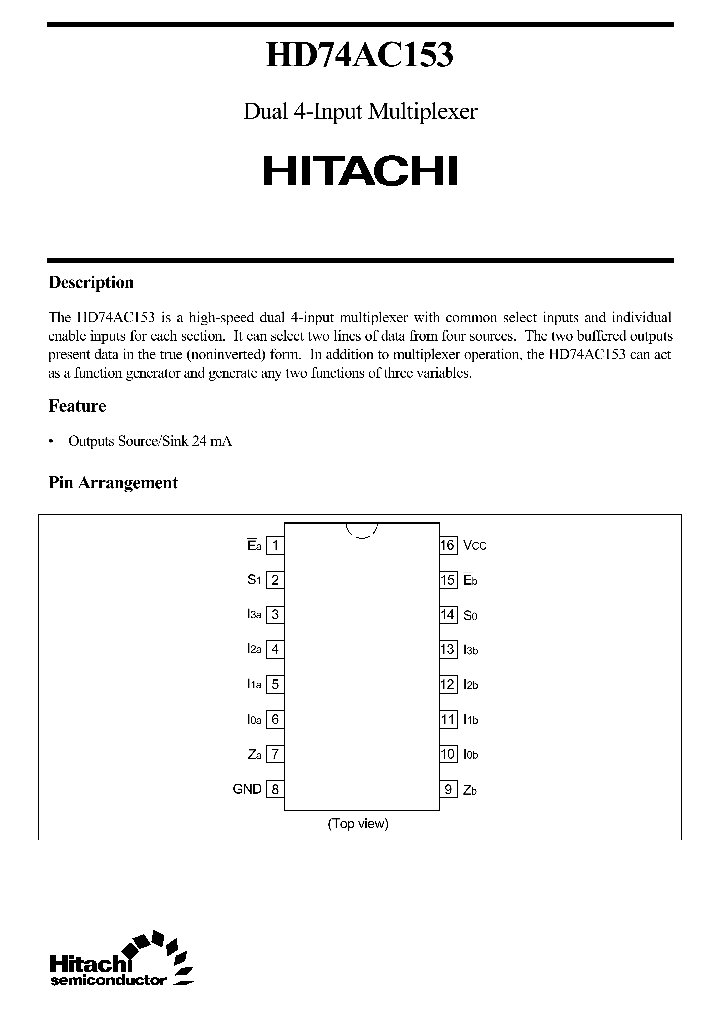 HD74AC153_95479.PDF Datasheet