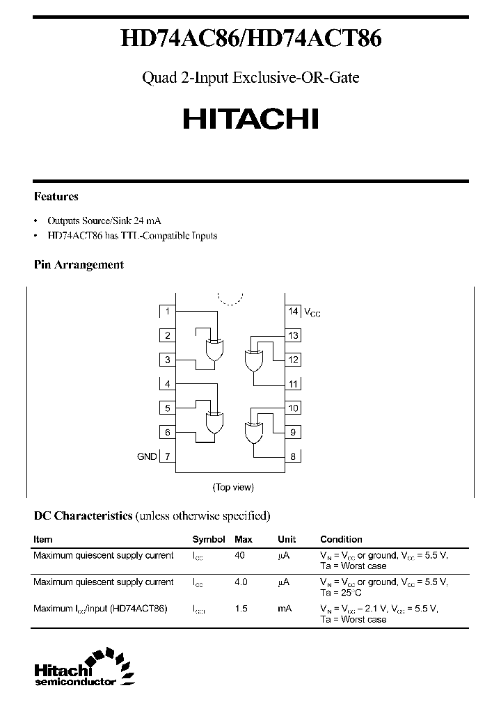 HD74ACT86_134251.PDF Datasheet