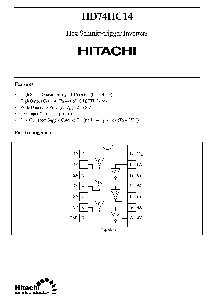 HD74HC14_85309.PDF Datasheet