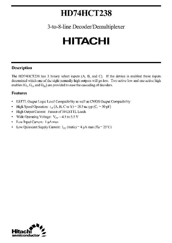 HD74HCT238_85332.PDF Datasheet