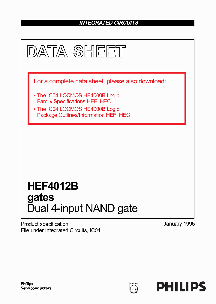 HEF4012B_105504.PDF Datasheet