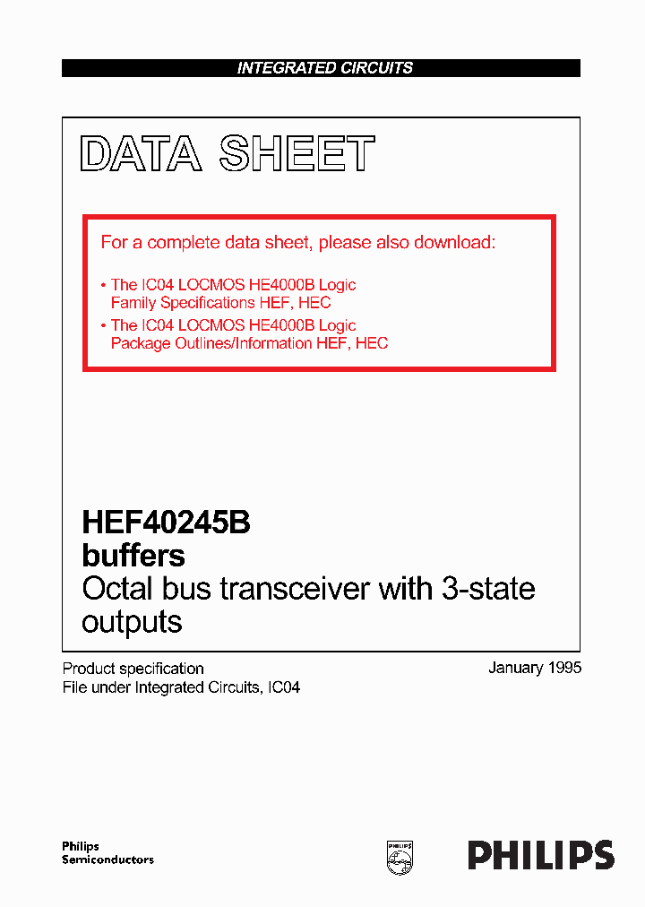 HEF40245_102875.PDF Datasheet