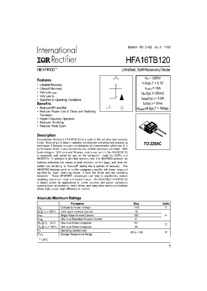 HFA16TB120_71423.PDF Datasheet