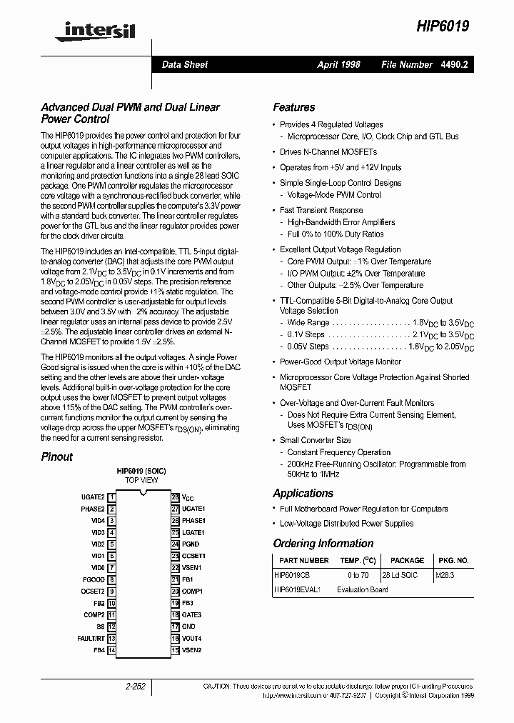 HIP6019_26237.PDF Datasheet