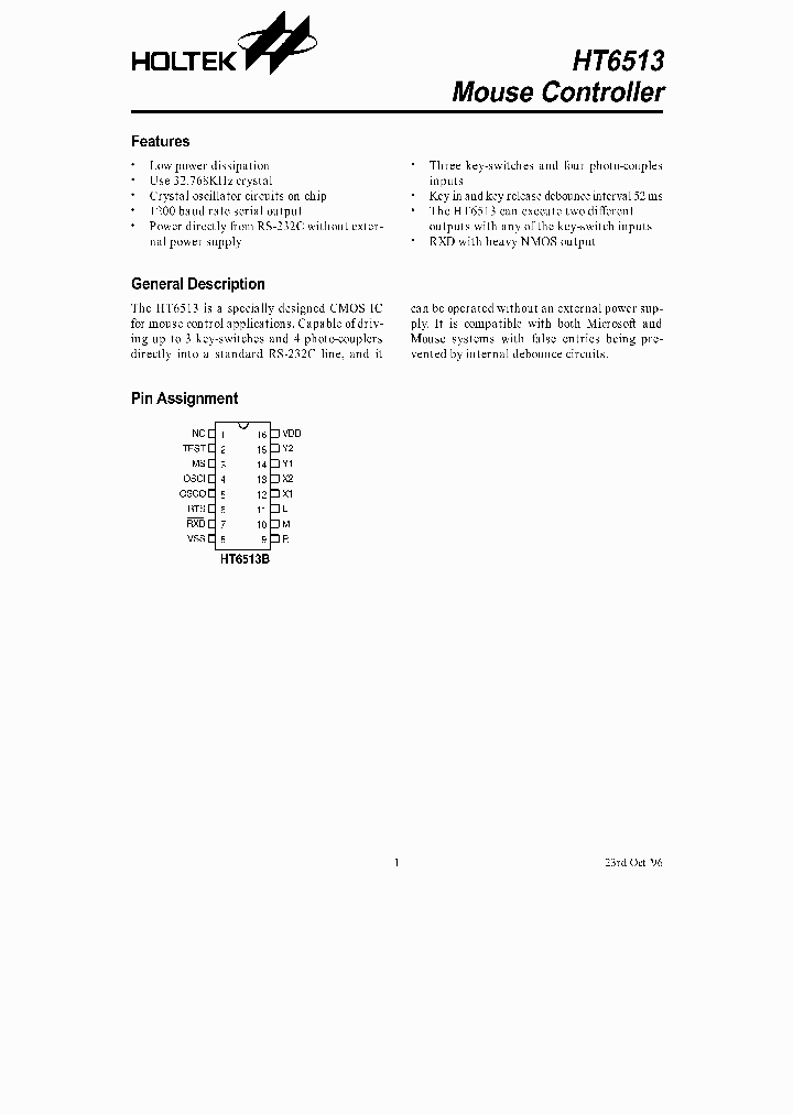 HT6513_43640.PDF Datasheet