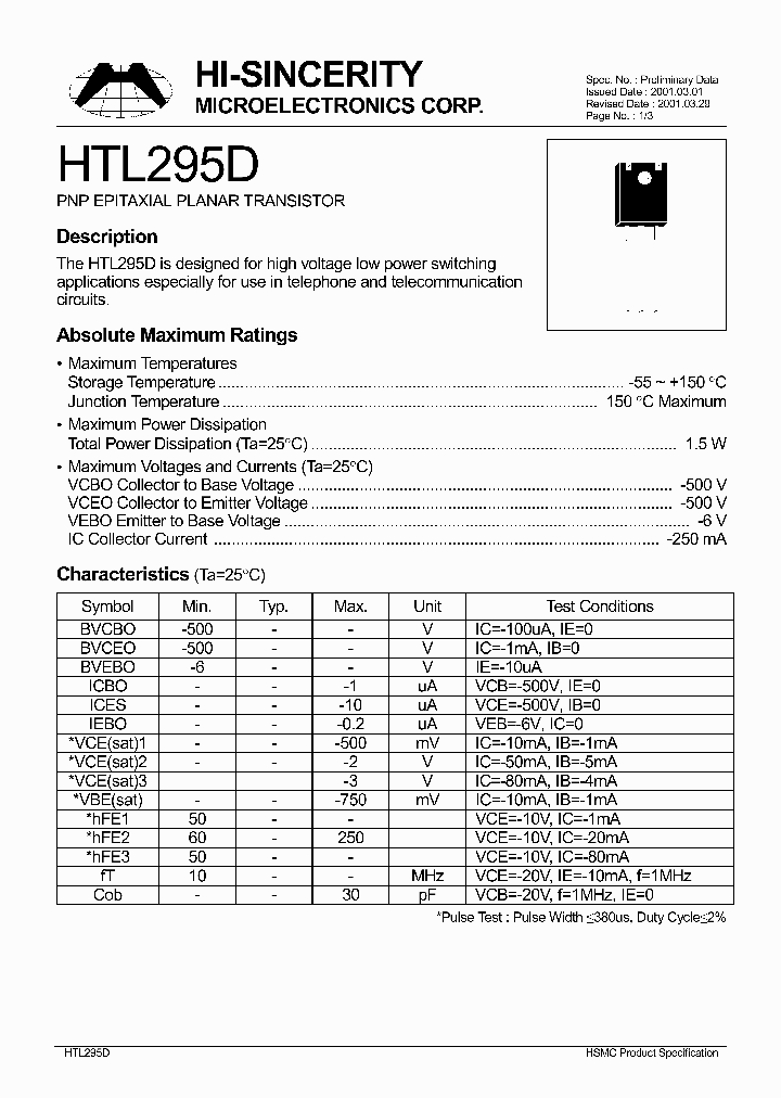 HTL295D_67286.PDF Datasheet