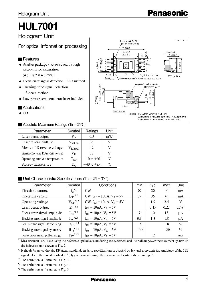 HUL7001_59702.PDF Datasheet