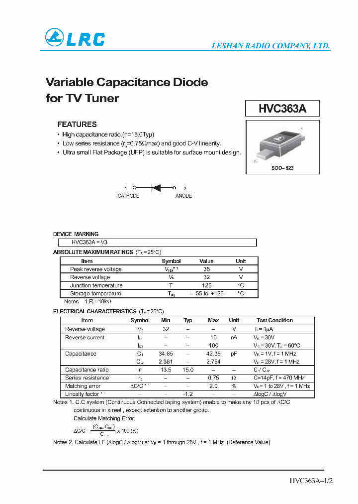 HVC363_155077.PDF Datasheet