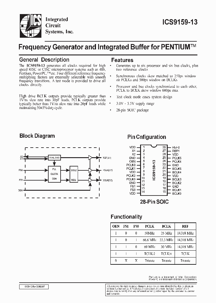 ICS9159-13_118856.PDF Datasheet