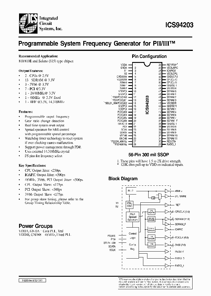 ICS94203_81691.PDF Datasheet