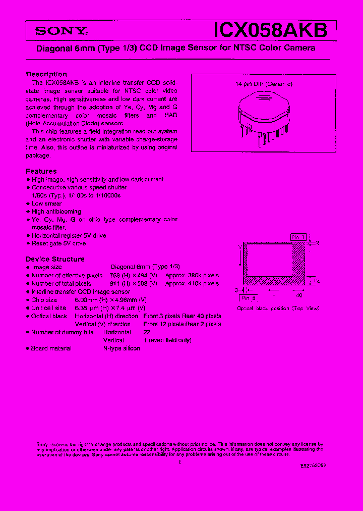 ICX058_41113.PDF Datasheet