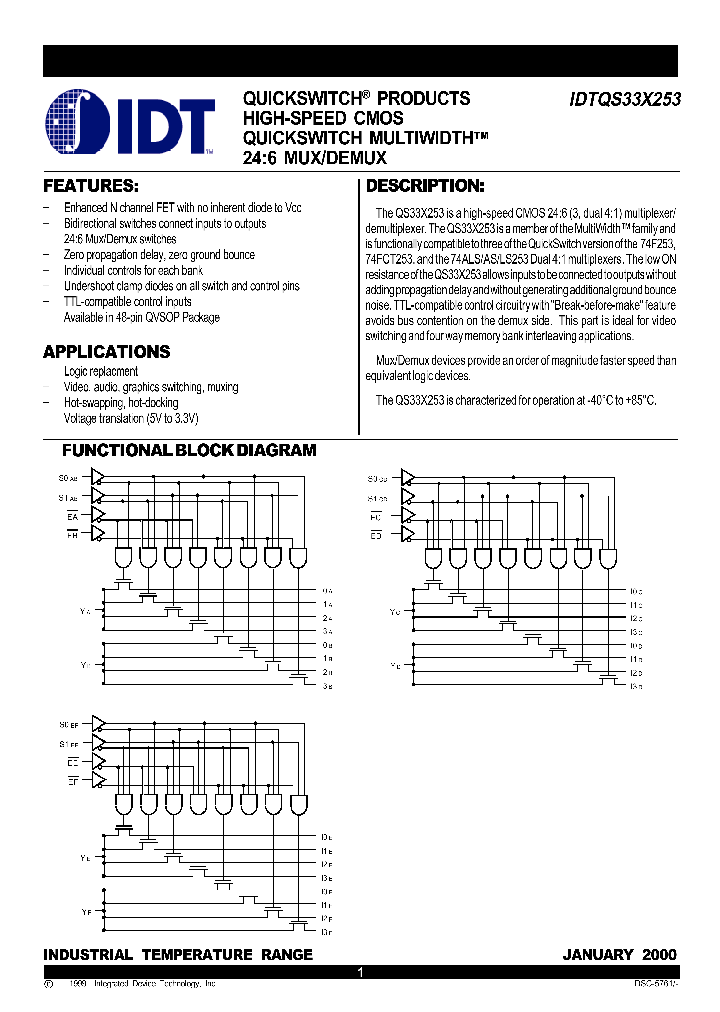 IDTQS33X253_51488.PDF Datasheet