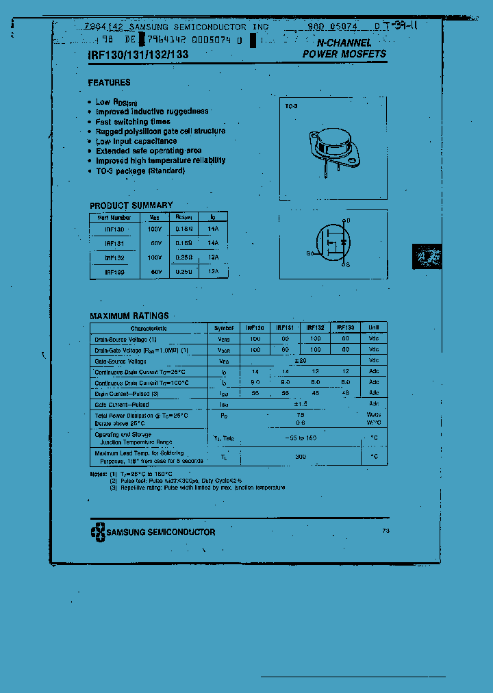 IRF130_5733.PDF Datasheet