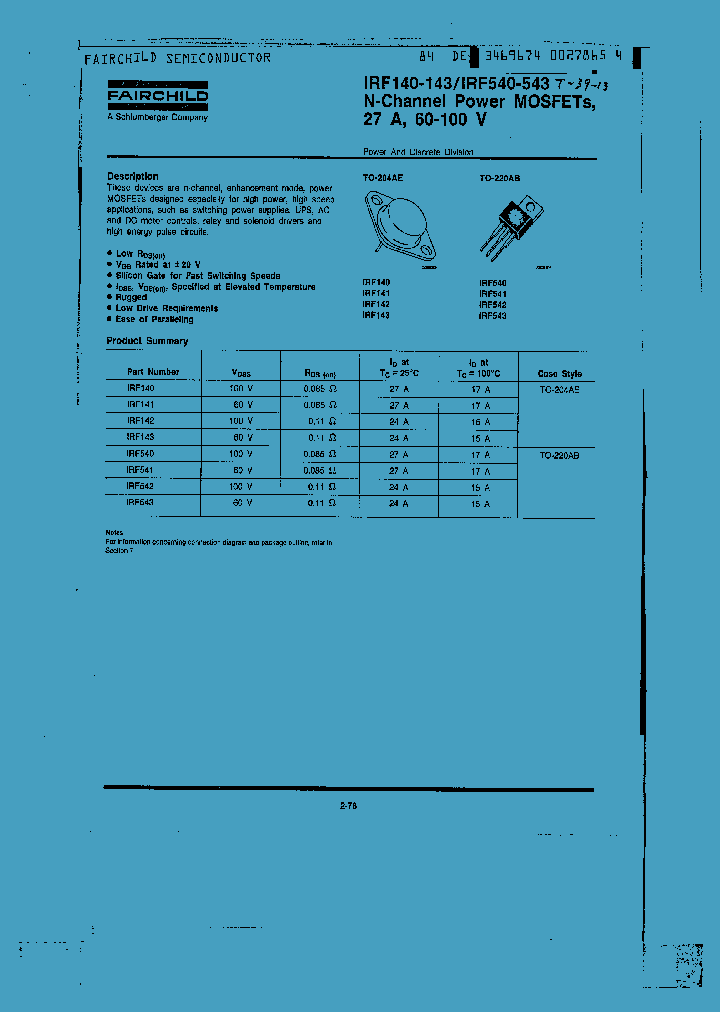 IRF101_5717.PDF Datasheet