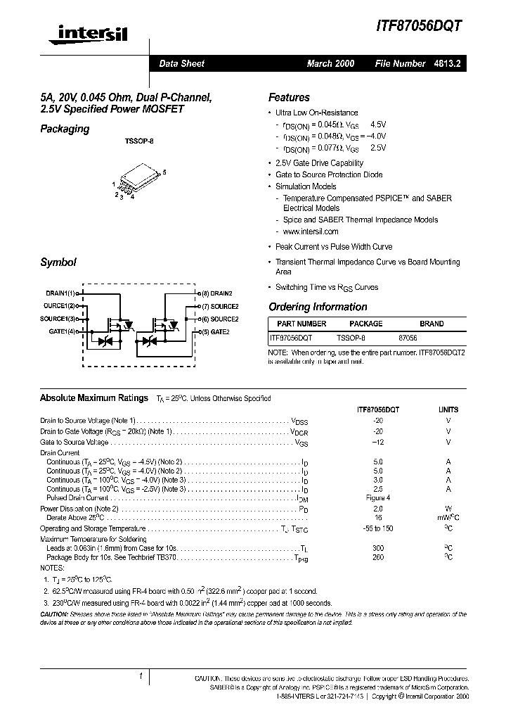 ITF87056DQT_156292.PDF Datasheet