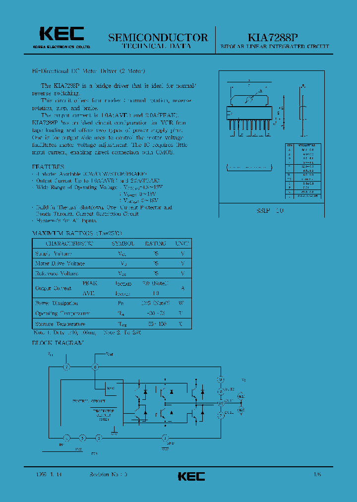 KIA7288_86264.PDF Datasheet