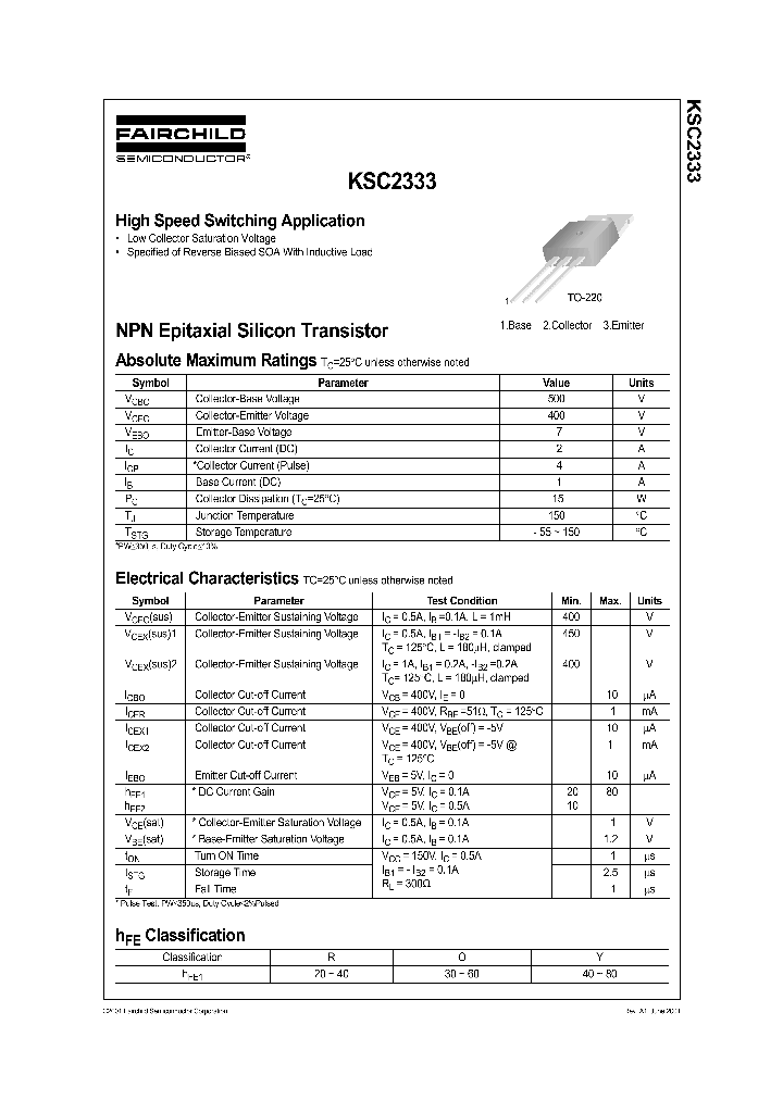 KSC2333_192751.PDF Datasheet
