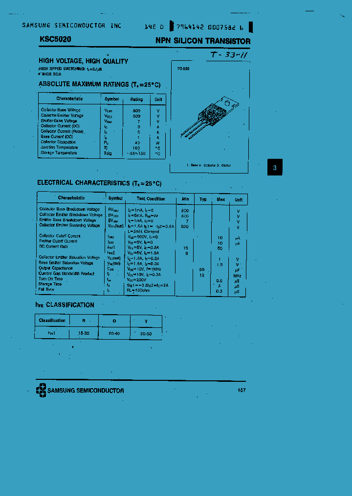 KSC5020_171926.PDF Datasheet