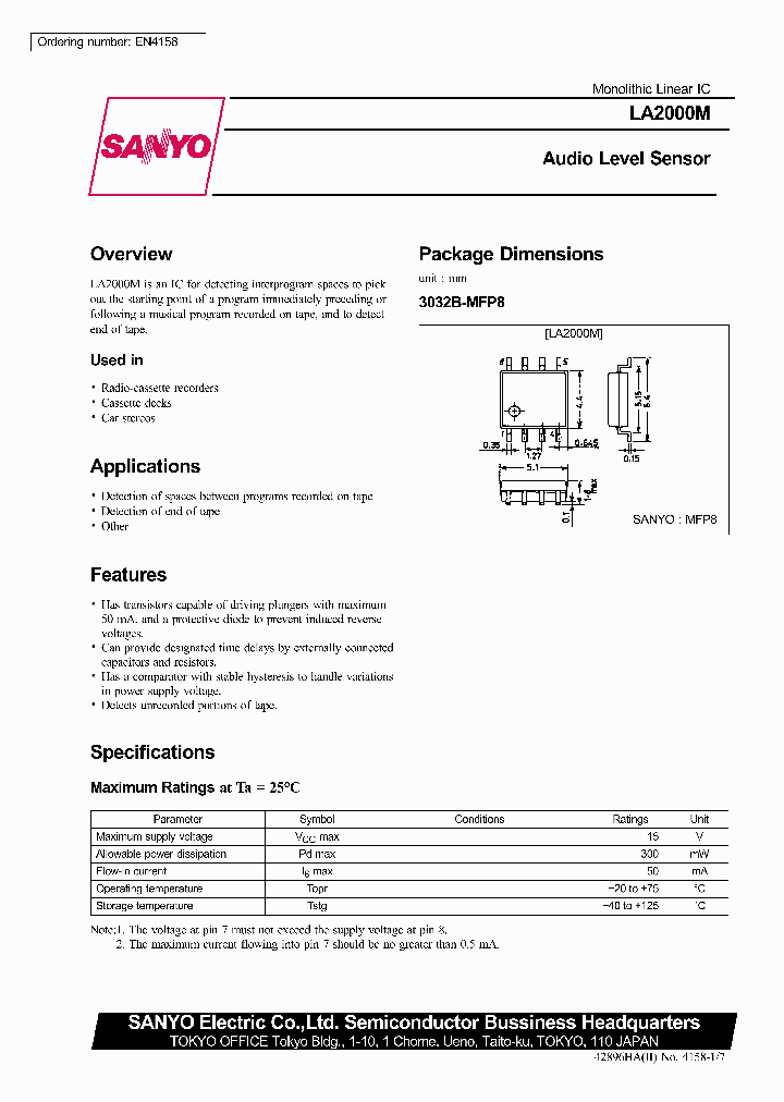 LA2000M_106580.PDF Datasheet