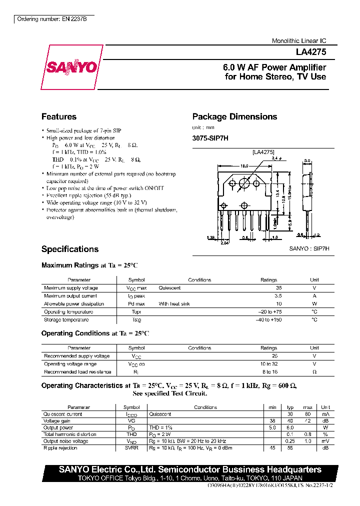 LA4275_45055.PDF Datasheet