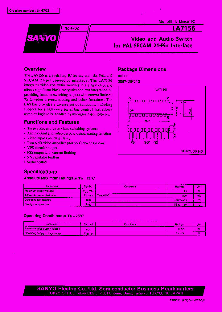 LA7156_27788.PDF Datasheet