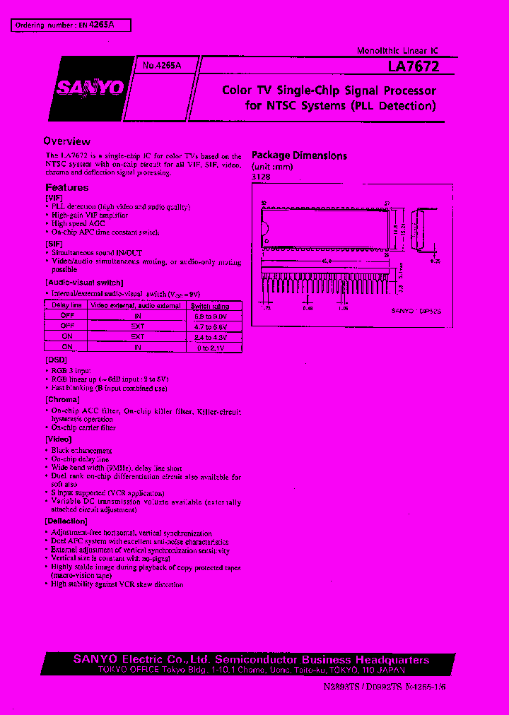 LA7672_159644.PDF Datasheet