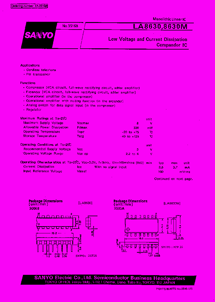 LA8630_148798.PDF Datasheet