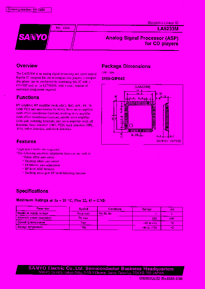 LA9233_121019.PDF Datasheet