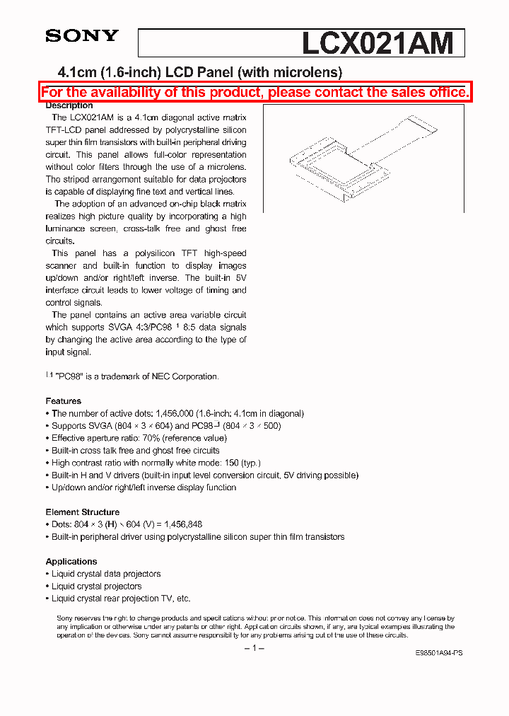 LCX021_49798.PDF Datasheet