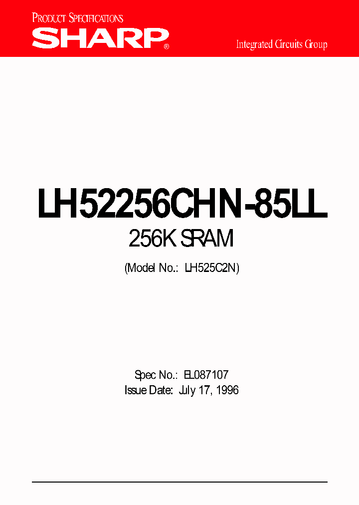 LH52256CHN-85LL_130654.PDF Datasheet