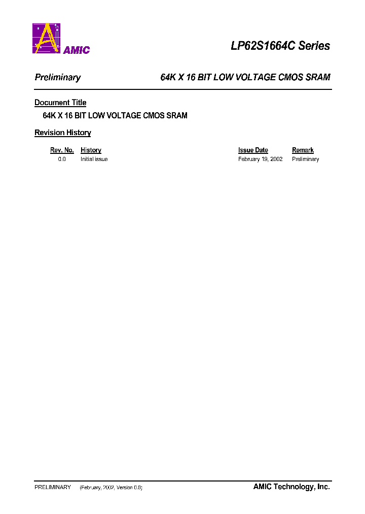 LP62S1664C_28381.PDF Datasheet