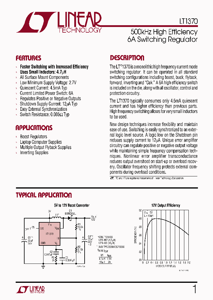 LT1370_133367.PDF Datasheet