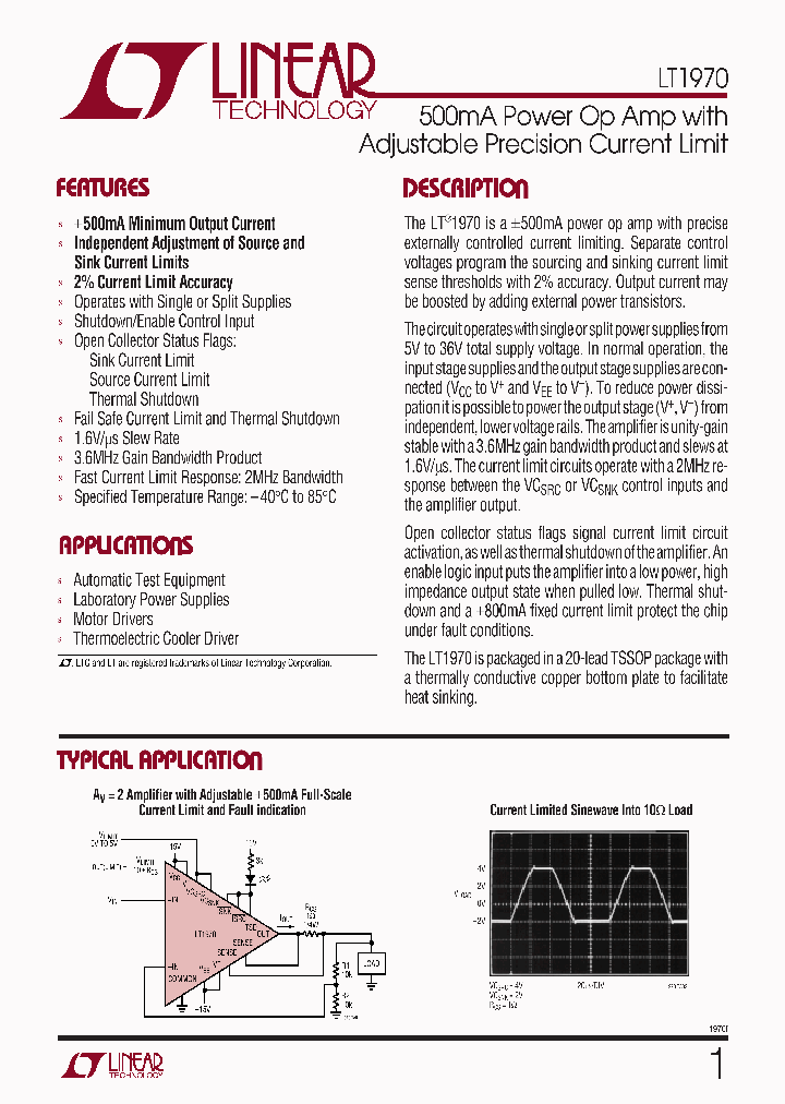 LT1970_76264.PDF Datasheet