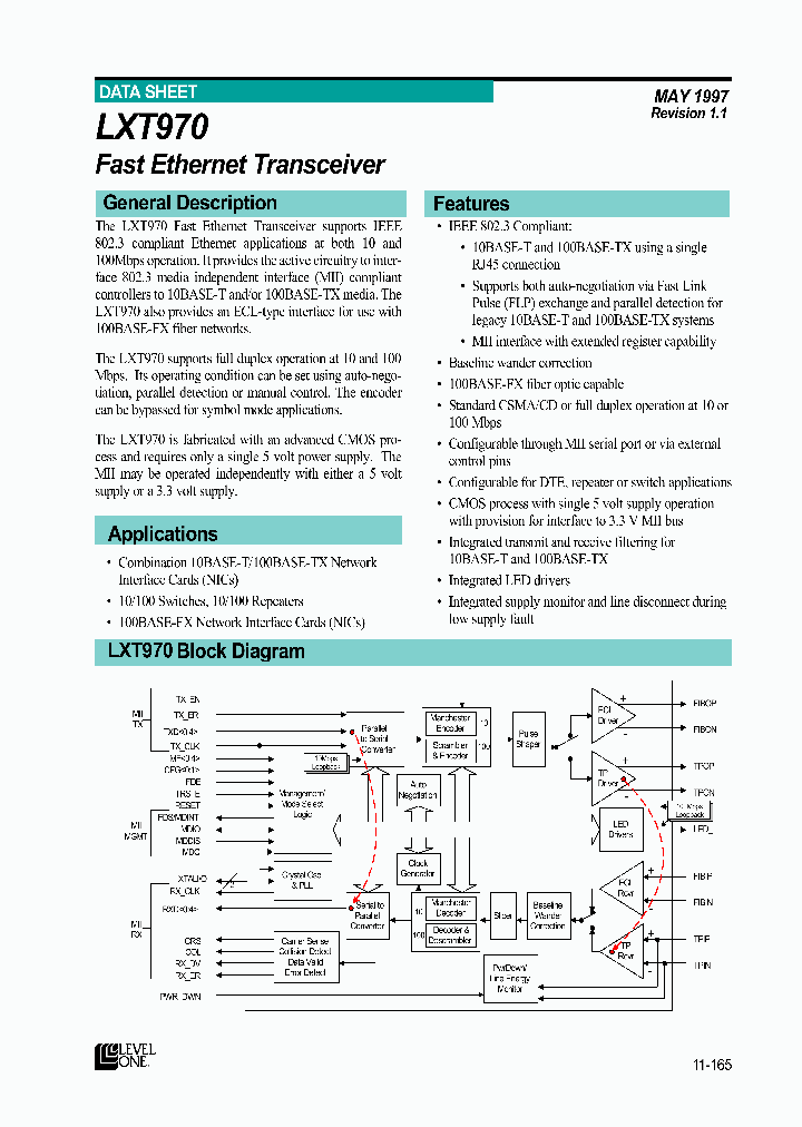 LXT970_28609.PDF Datasheet