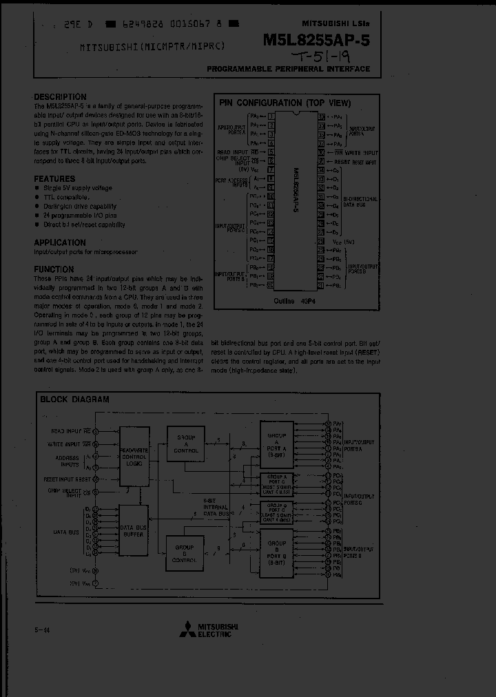 M5L8255AP-5_38906.PDF Datasheet