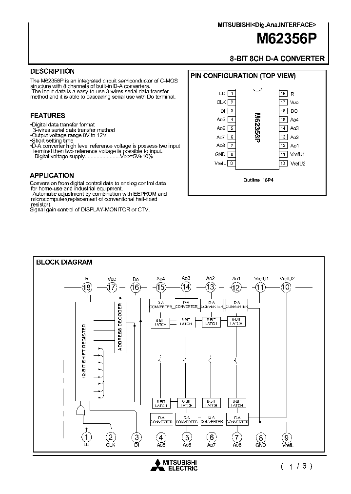 M62356P_8928.PDF Datasheet