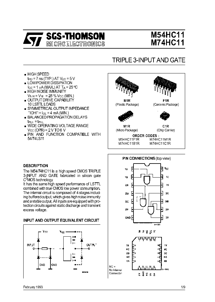 M54HC11_166522.PDF Datasheet