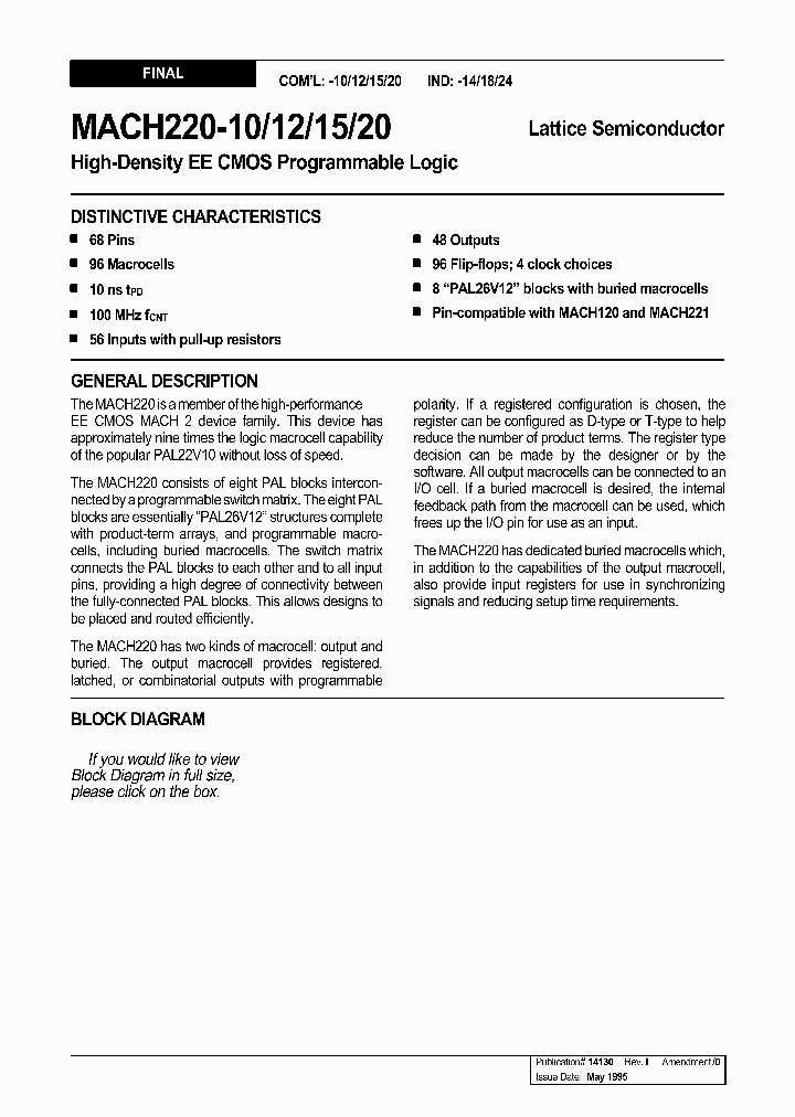 MACH220-10_135973.PDF Datasheet