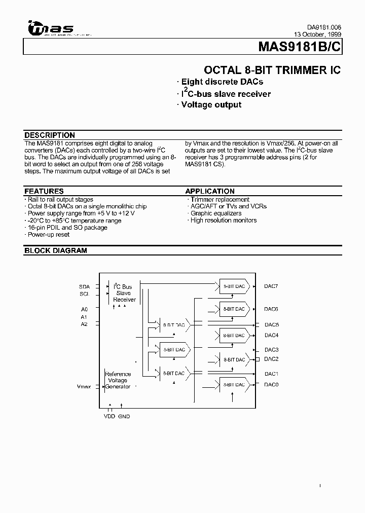 MAS9181B_108441.PDF Datasheet