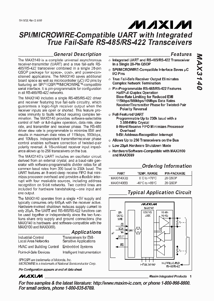 MAX3140_98049.PDF Datasheet