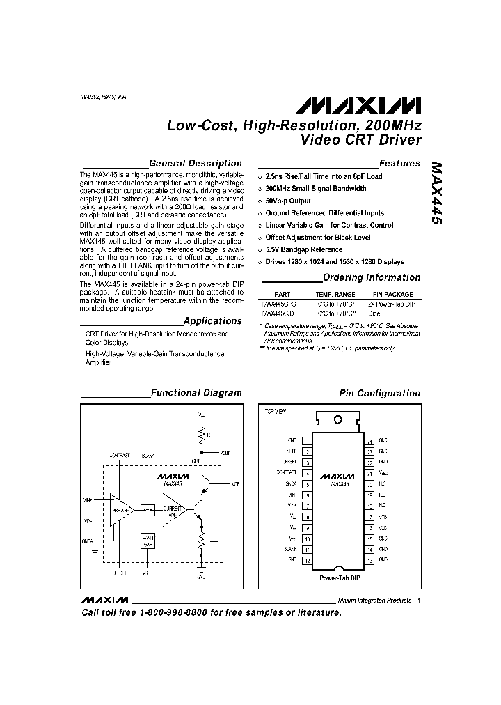 MAX445_29744.PDF Datasheet