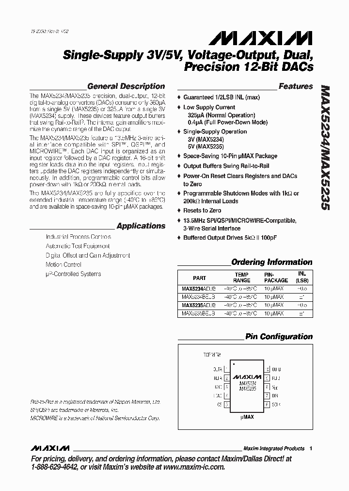 MAX5234_164483.PDF Datasheet