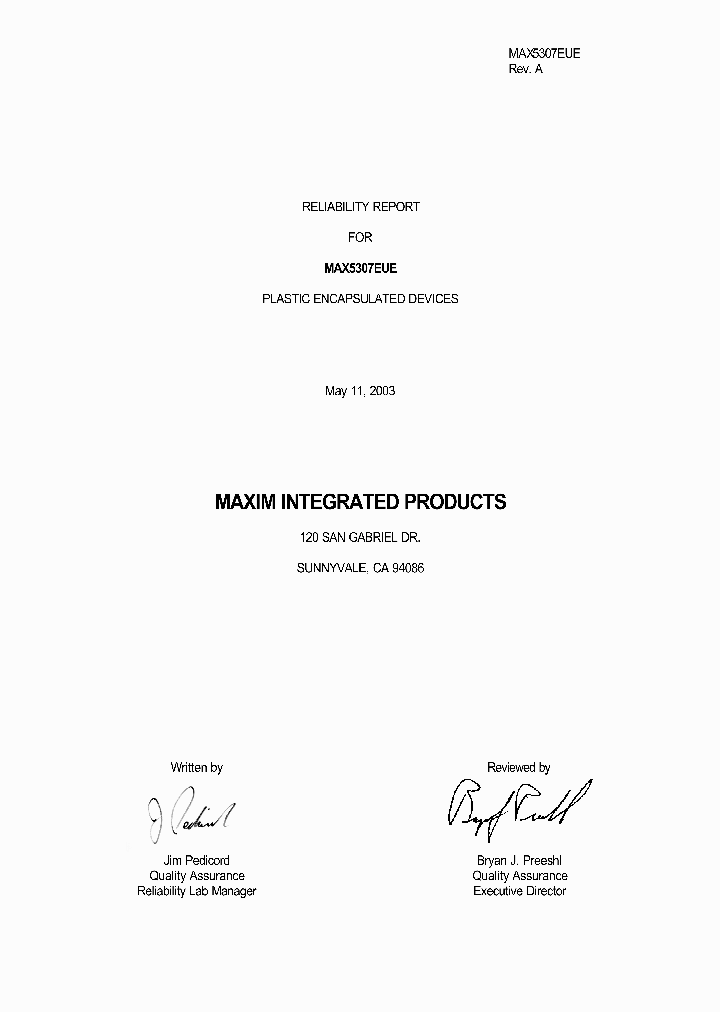 MAX5307EUE_134070.PDF Datasheet