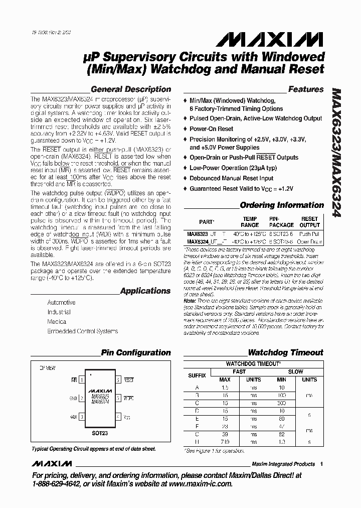 MAX6323_177425.PDF Datasheet