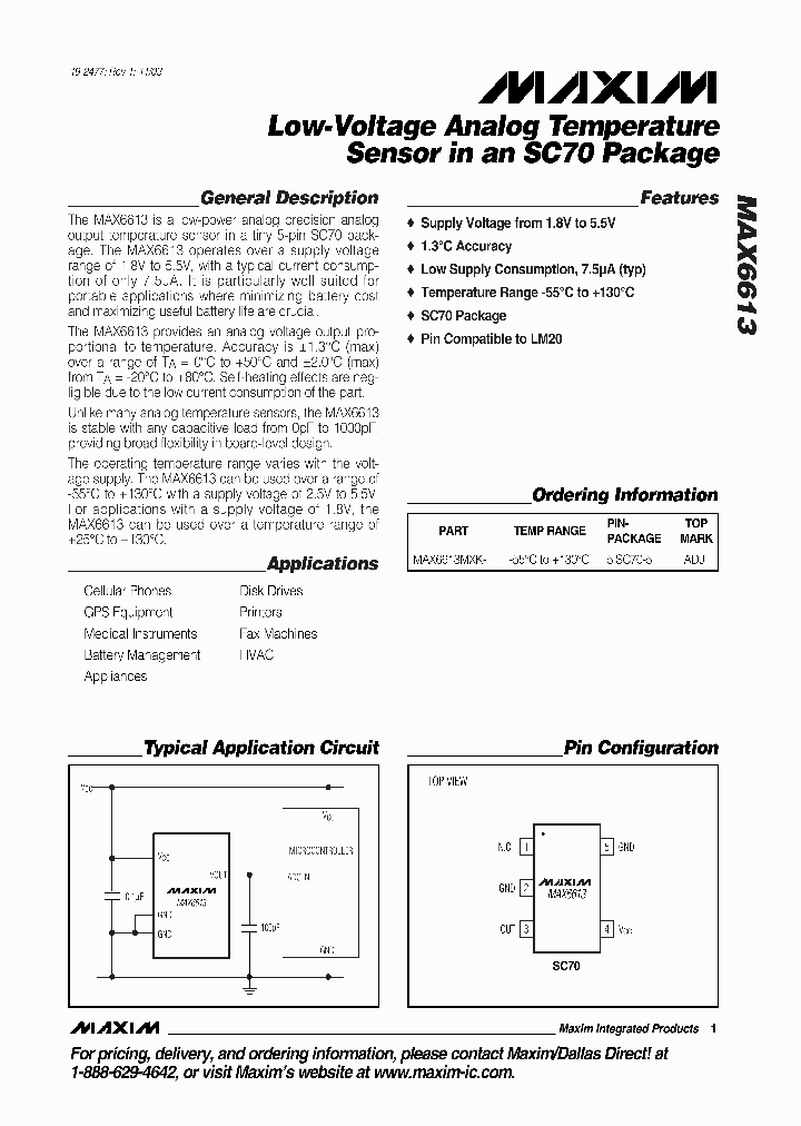 MAX6613_182923.PDF Datasheet